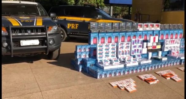 R$ 1 milhão em aparelhos eletrônicos são apreendidos pela PRF na BR-010