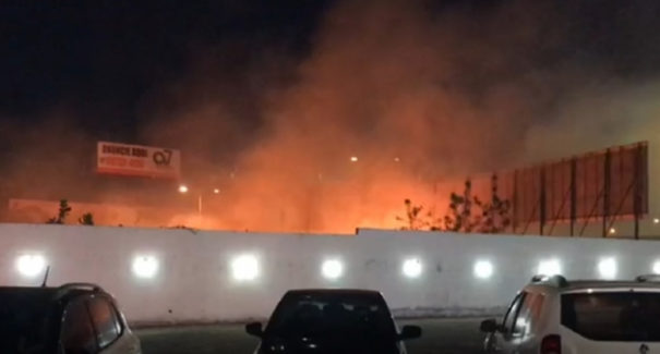 Incêndio é registrado em terreno da Av. dos Holandeses na capital