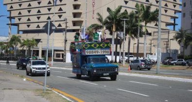 Durante 7 de setembro, manifestantes realizam carreata em apoio ao presidente Bolsonaro em São Luís