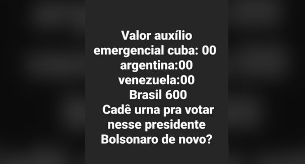 Checamos: Argentina, Cuba e Venezuela não tem programas de auxílio emergencial durante a pandemia?