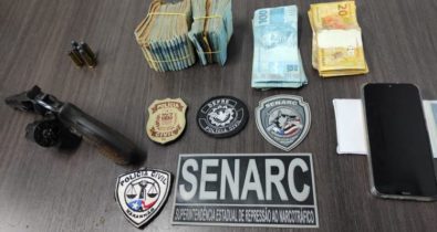 Megaoperação da Polícia Civil contra tráfico de drogas apreende R$ 30 mil