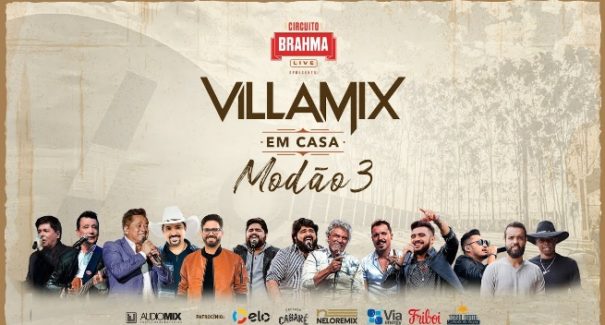 ‘Villamix em casa – modão 3’ e muito mais, veja que lives irão ao ar hoje (6)