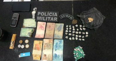 Polícia Militar prende suspeitos de tráfico de drogas no município de Cururupu