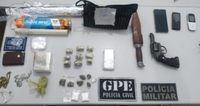 Polícia prende suspeito de tráfico de drogas no interior do estado