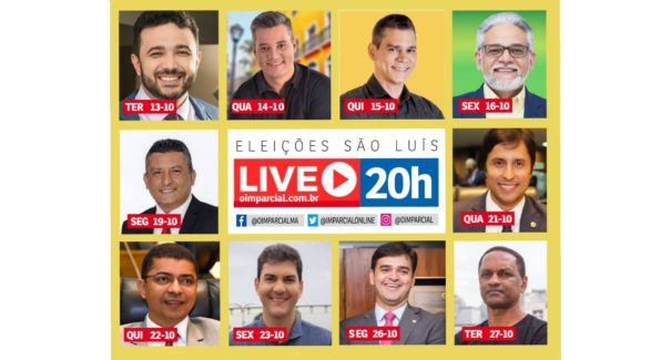 O Imparcial faz série de lives com candidatos a prefeito de São Luís a partir de terça