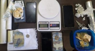 Polícia prende suspeitos de tráfico de drogas em residência no Sá Viana