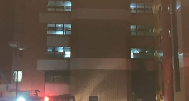 Depósito de hotel pega fogo nesta madrugada (17)