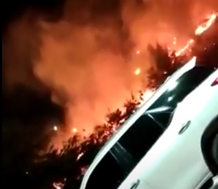 Vídeo: Incêndio próximo ao SMTT, no bairro Maranhão Novo