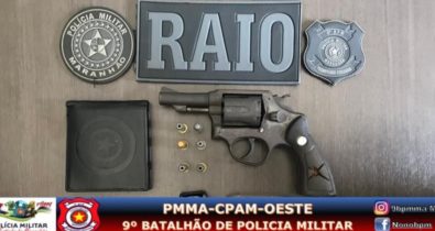 Homem é preso por posse ilegal de arma de fogo no Monte Castelo