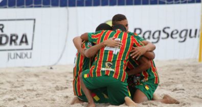 Sampaio vence Anchieta e avança à final do Brasileiro de Beach Soccer