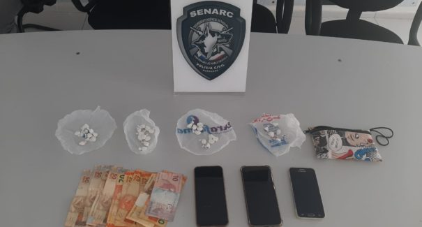 Presos suspeitos de tráfico de drogas no Residencial Nova Aurora