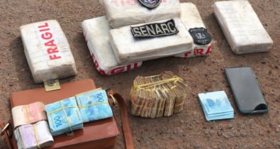 Polícia prende três pessoas e apreende droga avaliada em R$ 200 mil