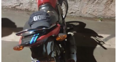 Operação Bairro Seguro recupera motocicleta roubada em Caxias