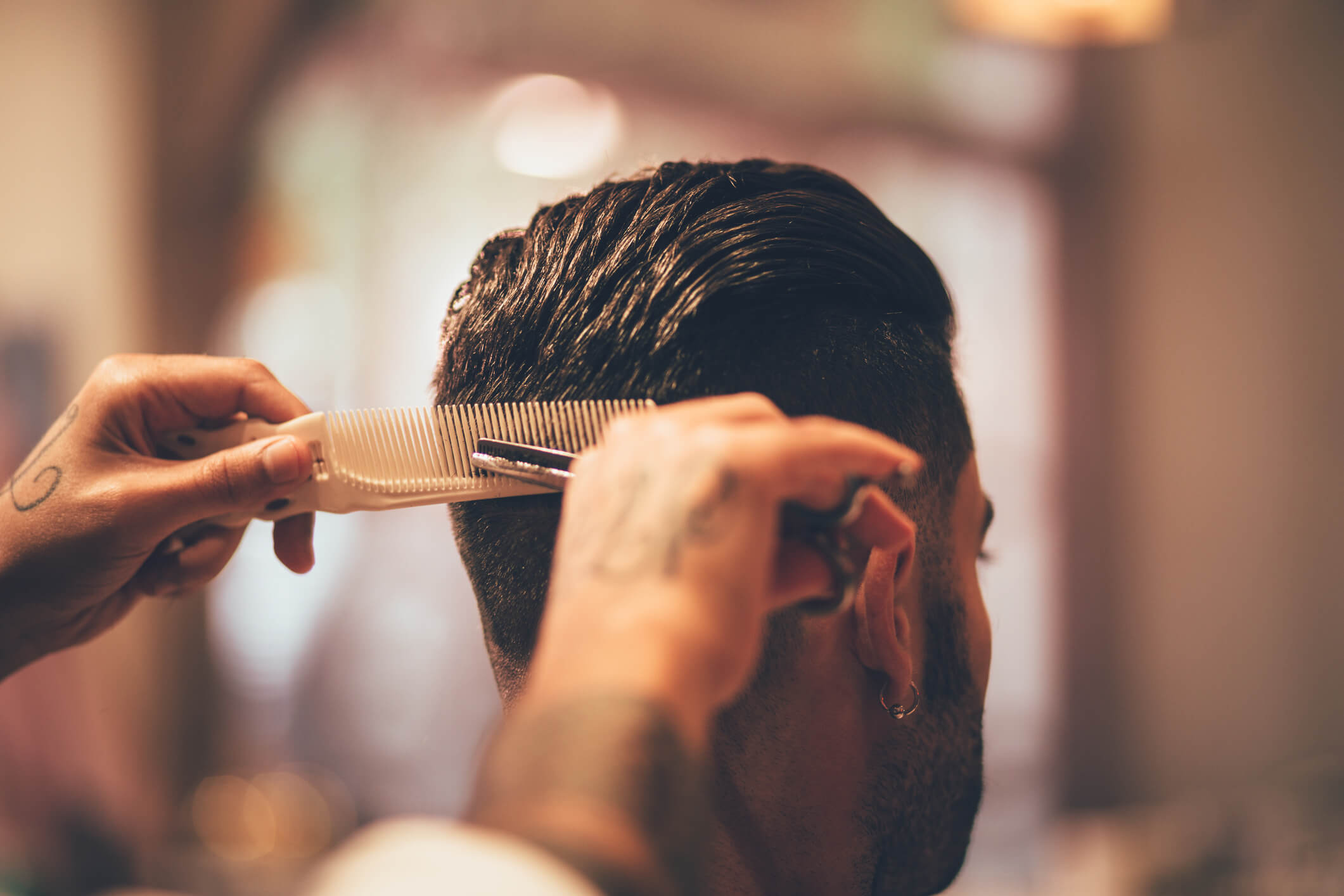 cabelo quebrado masculino