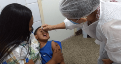 Vacinação contra poliomielite é prorrogada até dia 20 de dezembro na Capital