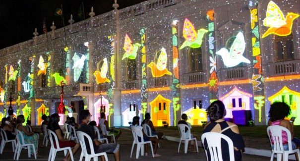 Confira os horários do vídeo mapping de Natal em São Luís