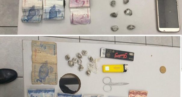 18 trouxas de maconha são apreendidas no Centro Histórico de São Luís