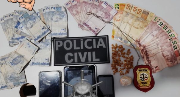 ‘Comerciante’ é preso por traficar crack no bar