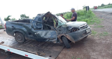 Carro perde controle e bate em árvore à beira da estrada