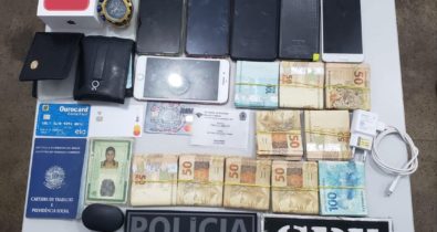 Presos integrantes de associação criminosa que furtaram mais de R$16 mil em golpe