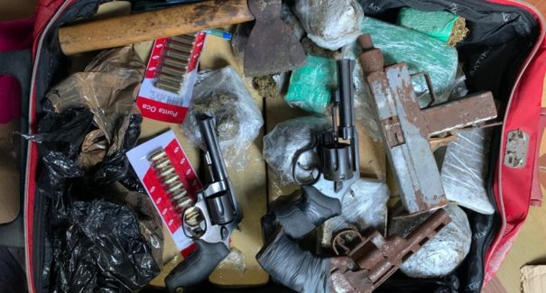 Membro de facção preso em uma quitinete por tráfico de drogas na Cidade Olímpica