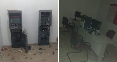 Bando armado explode agência bancária durante a madrugada no Maranhão