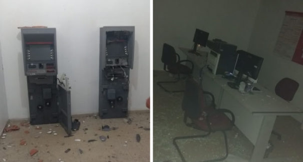 Bando armado explode agência bancária durante a madrugada no Maranhão