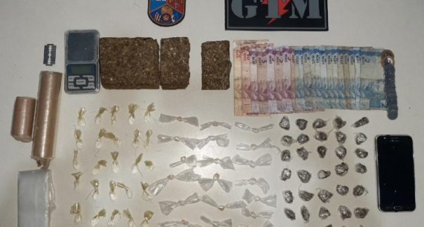Homem é preso no Anjo da Guarda por tráfico de drogas