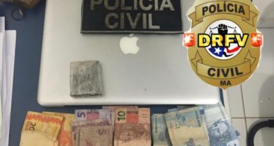 Preso suspeito de tráfico de drogas e roubo de motocicleta na Raposa