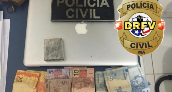 Preso suspeito de tráfico de drogas e roubo de motocicleta na Raposa