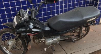 Moto roubada no Parque das Palmeiras é recuperada pela polícia