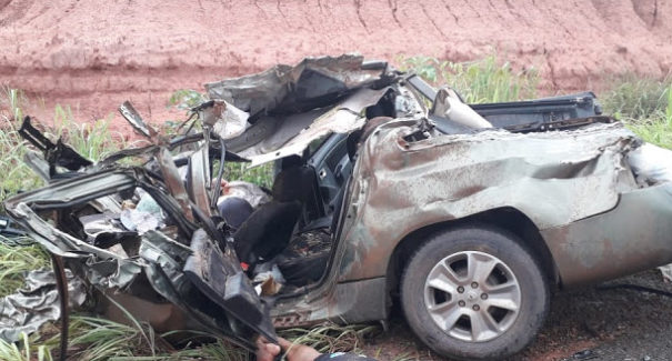 Policial e familiares morrem em grave acidente na BR