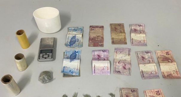 Preso em flagrante suspeito de traficar entorpecentes na Liberdade