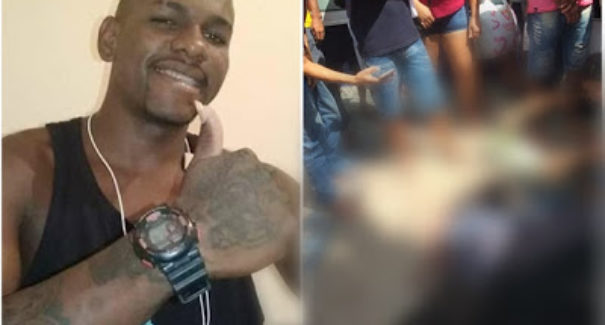 Ex-presidiário é assassinado com tiro na cabeça em frente à Caixa Econômica