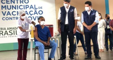 Média de vacinação: 1.813 pessoas por dia em São Luís