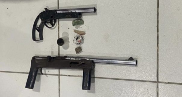 Polícia prende grupo por tráfico de drogas e porte ilegal de armas em Humberto de Campos