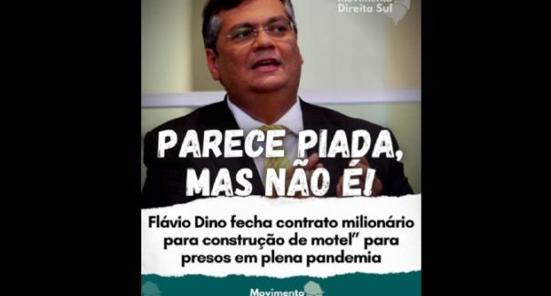 Dino vai construir “motel para presos” durante pandemia? Checamos!