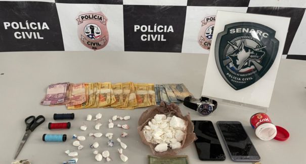 Polícia prende em flagrante traficante na Ivar Saldanha