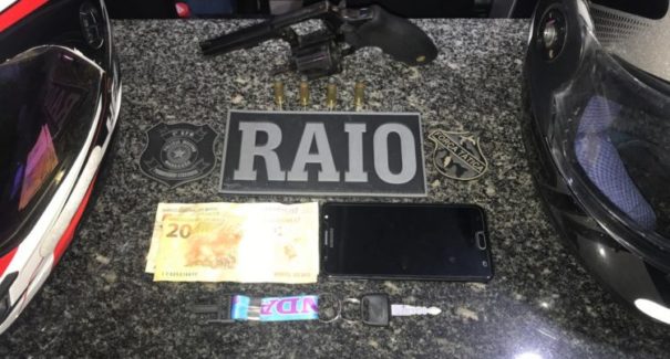 Arma de fogo é apreendida no Bairro de Fátima