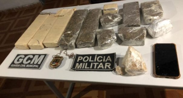 7 kg de drogas são apreendidas em Buriti Bravo; os suspeitos conseguiram fugir