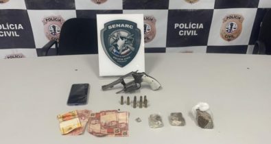 Operação da Senarc prende três pessoas por tráfico de drogas no Recanto Fialho