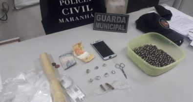Mulher é presa por suspeita de tráfico de drogas em São José de Ribamar