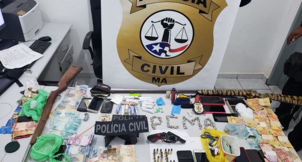 Seis pessoas são presas em operação contra tráfico de drogas e porte ilegal de armas