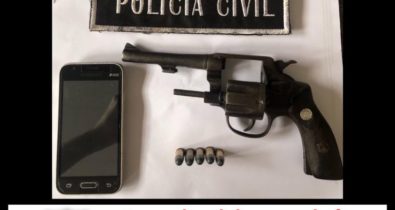 Homem que exibia arma de fogo nas redes sociais é preso em João Lisboa