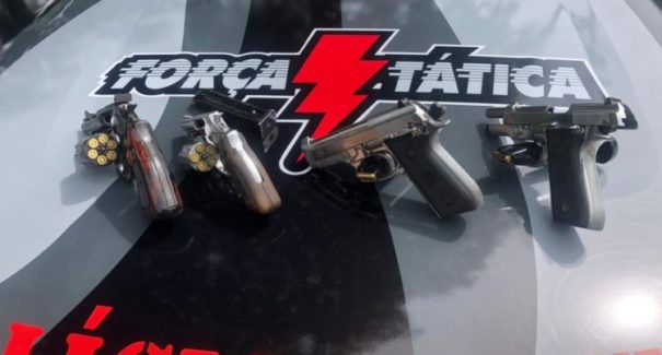 Quatro pessoas são presas por posse ilegal de arma de fogo em Chapadinha