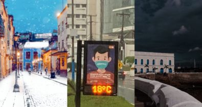 ‘Frio’ de São Luís entra no trends do twitter, temperatura deve durar mais alguns dias