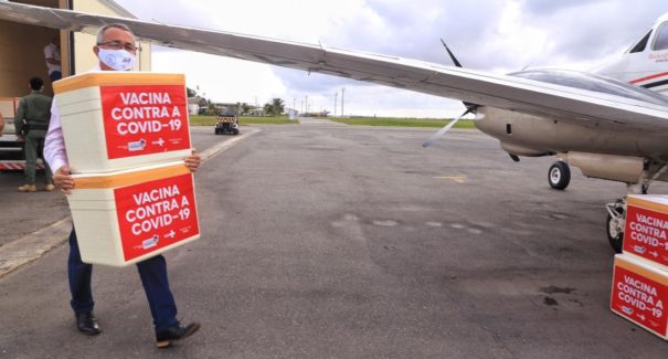 Mais de 370 mil doses de vacinas contra a Covid-19 foram distribuídas pelo Maranhão
