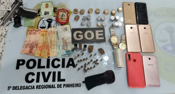 Integrantes de facção presos durante operação da polícia