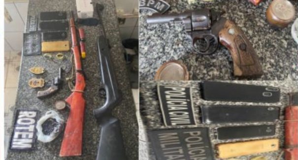 Homem é preso por suspeita de roubo em Santo Antônio dos Lopes