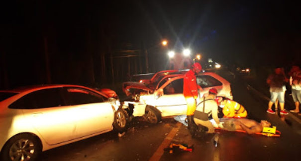 Acidente na BR-222 deixa uma pessoa em estado grave e outra ferida